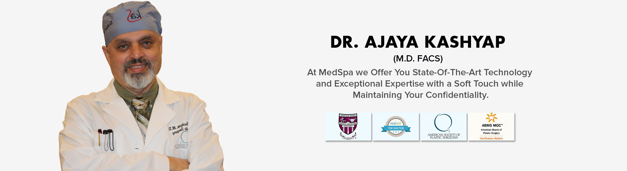 Dr Ajaya Kashyap certificate cosmetic surgeon in Delhi